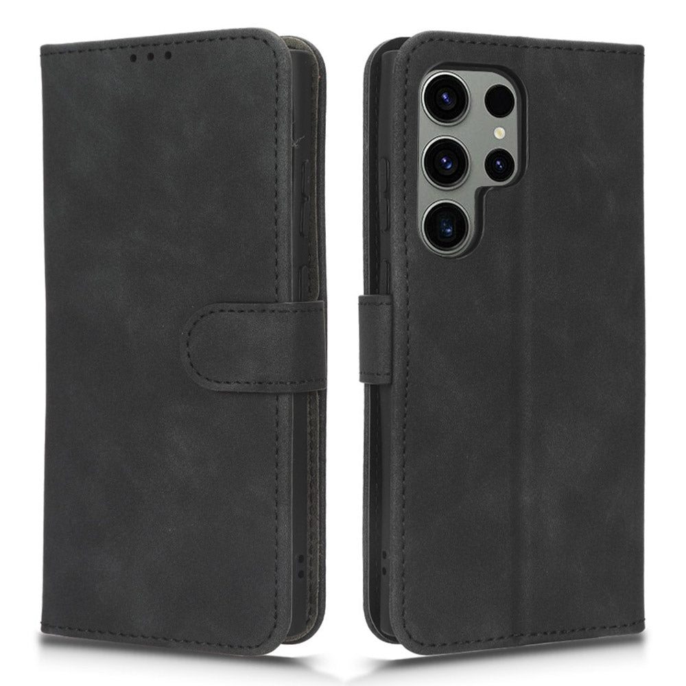 For Samsung Galaxy S23 Ultra Mobile Phone Cover Shell Skin-touch Feeling PU Leather Wallet Phone Stand Case For Samsung Galaxy S23 Ultra Mobile Phone Cover Shell Skin-touch Feeling PU Leather Wallet Phone Stand Case